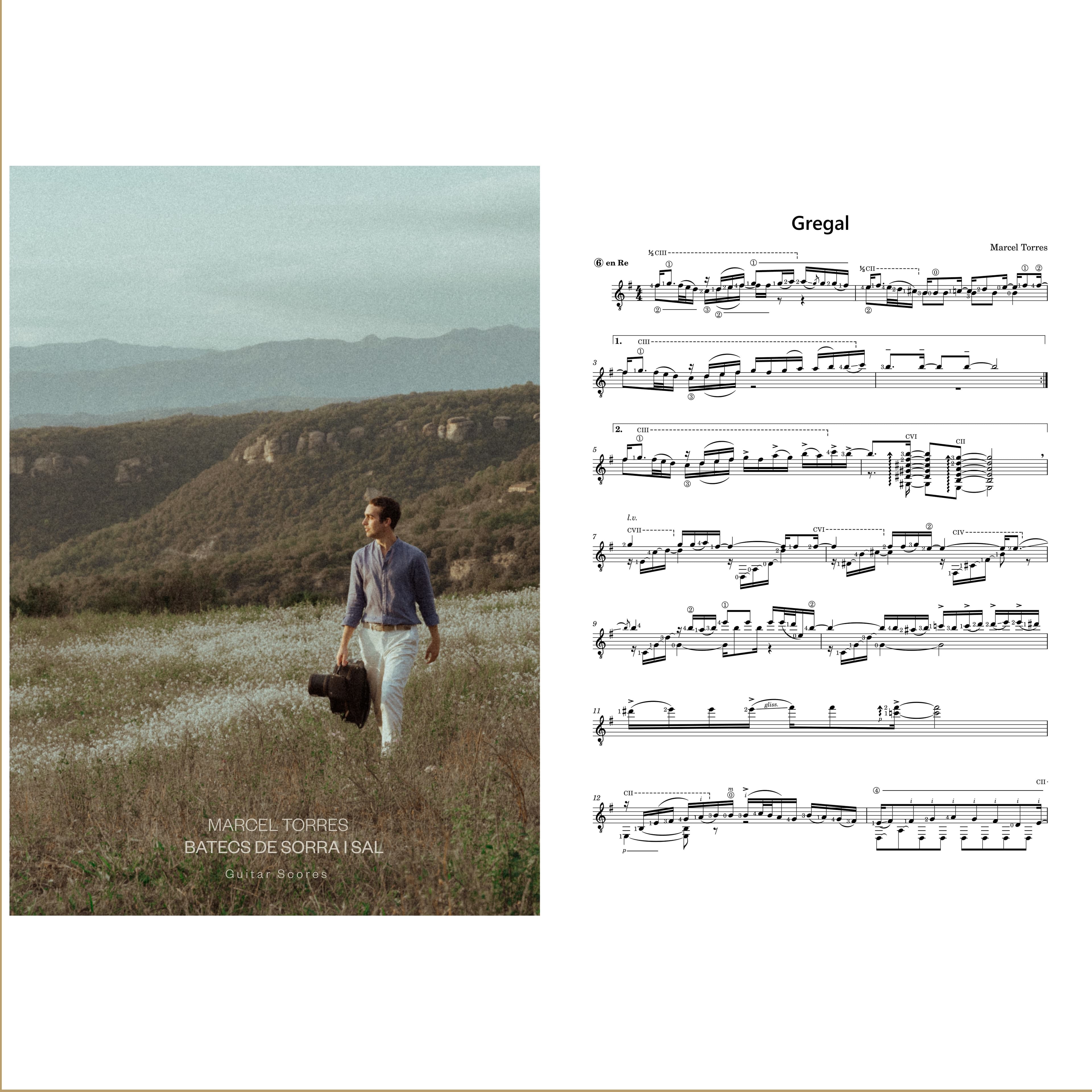 GUITAR SCORES - Batecs de Sorra i Sal